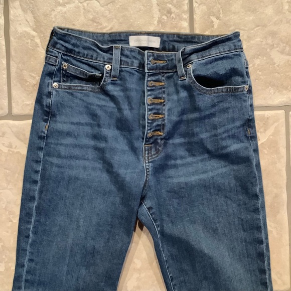 Jonathan Simkhai High Rise Denim Jeans - Picture 3 of 9